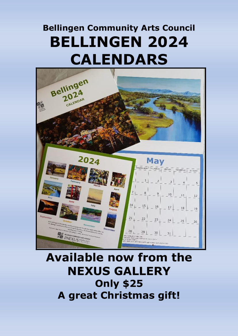 Calendar promo for BCAC Newsletter